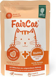 FAIRCAT HAPPY 低敏無榖物 貓主食濕包 85G (毛球護理)