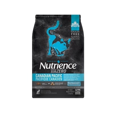 NUTRIENCE SubZero Canadian Pacific 凍乾鮮三文魚+鯡魚 無穀物 七種魚全貓配方