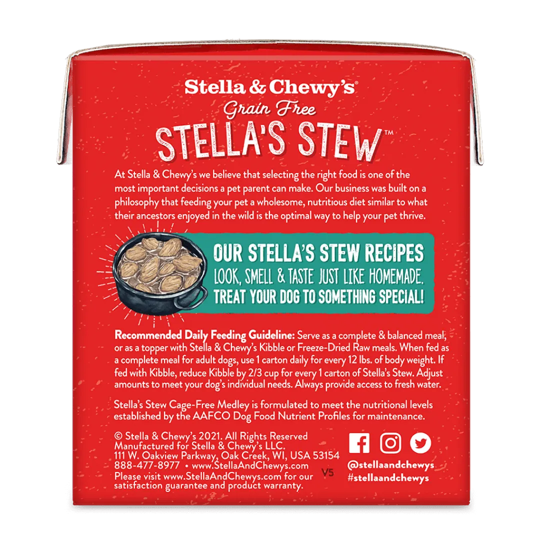 Stella & Chewy's Cage-Free Medley Stew 放養肉類慢煮肉濕糧 11oz