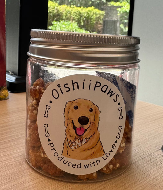 OishiiPaws 鱷魚雞肉爆谷 50g