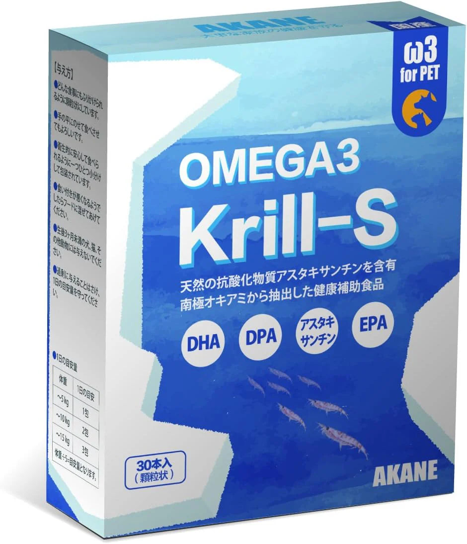 Akane – OMEGA-3磷蝦素補充劑 (3g x 30包)