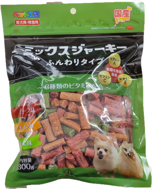 Petlibrary - 日本製 混合肉條 220g