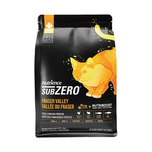 NUTRIENCE SubZero Fraser Valley 凍乾鮮雞肉 無穀物 雞+火雞+海魚 全貓配方 (升級版)