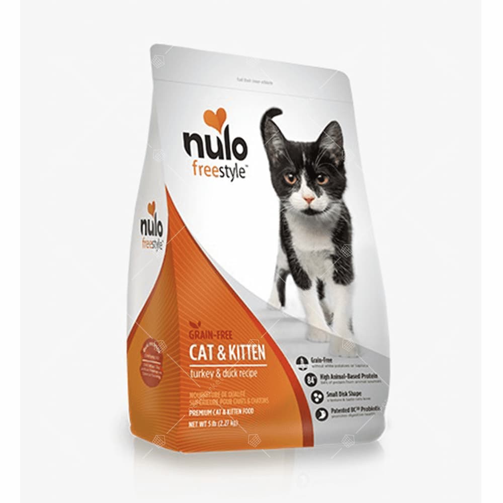 Nulo Free Style｜火雞、鴨肉無穀物配方貓糧 [幼貓及成貓]