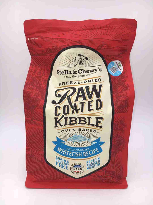 Stella & Chewy’s Raw Coated Kibble 凍乾生肉外層低溫烘焙乾糧 野生白魚配方狗糧 3.5lb