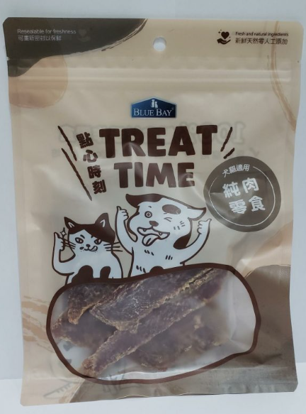 Treat Time 慢焙鴨柳條 貓、狗小食 (80g)