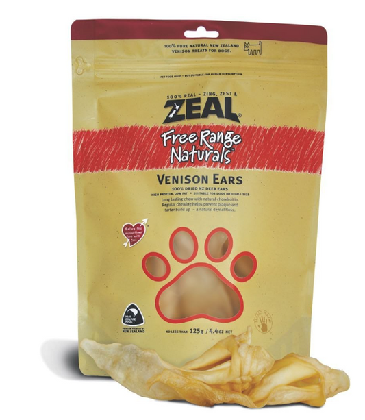 Zeal Venison Ears 鹿耳 125g